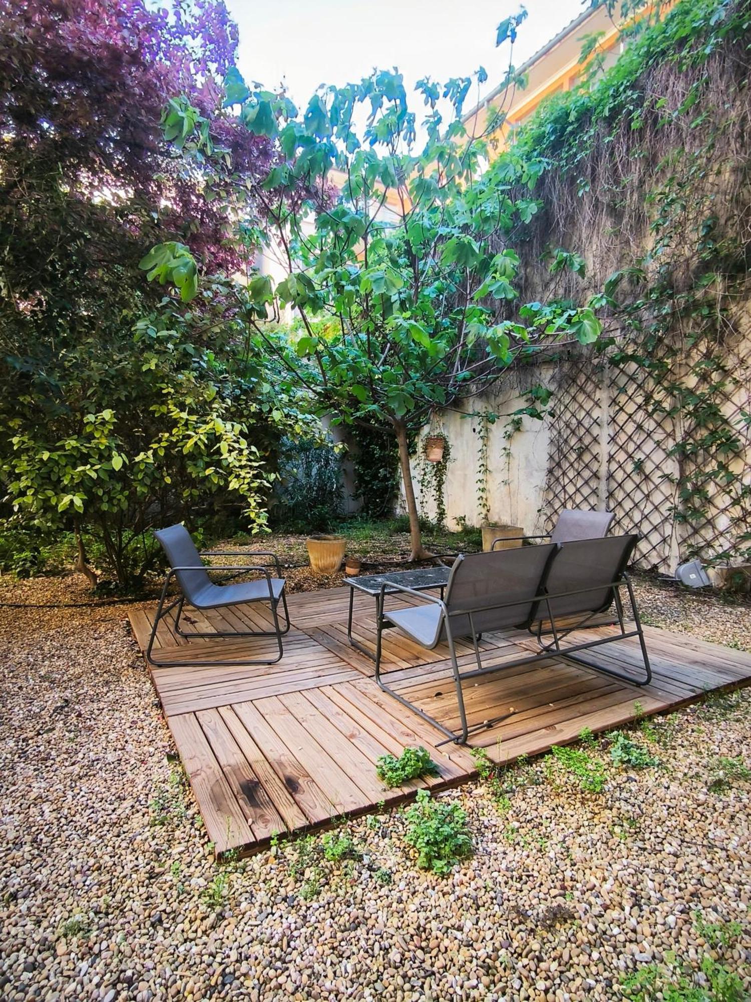 Superbe Appartement Avec Jardin Quart Mazarin Aix-en-Provence Exteriör bild