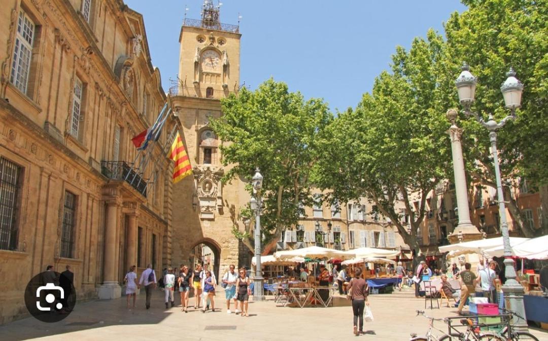 Superbe Appartement Avec Jardin Quart Mazarin Aix-en-Provence Exteriör bild
